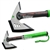 16" Biohazard Zombie Black Killer Axe Solid Fantasy Ax w/ Paracord Wrap Handle