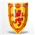 Rampant Lion Royal Coat of Arms of Scotland 18G Steel Medieval Heater Shield