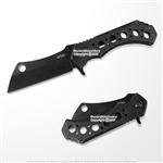 Massive Tactical Cleaver Outdoor Hunting Kitchen Knife Stainless Steel Folding Blade