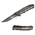 Tanto Blade Spring Assisted Opening Knife Pocket Folder with Full Steel Handle