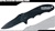 Assisted Opening Black Drop Point Serrated Folder Knife