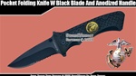Spring Assisted Knife USMC Pocket Tactical Folder Drop Point Blade