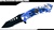 Blue US Military Camo Assisted Opening Knife Pocket Rescue Folder Army Skull