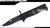 Black Bayonet Style Titanium Coated Assisted Opening Sheriffs Folding Knife
