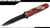 Stiletto Style Spring Assisted Opening Pocket Knife w/ Steel Punch Red Handle