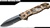 Desert Brown Camo Drop Point Assisted Open Folding Pocket Knife Serrated Blade