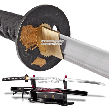 Handmade Musashi Forge Dragon Scabbard Katana Samurai Sword