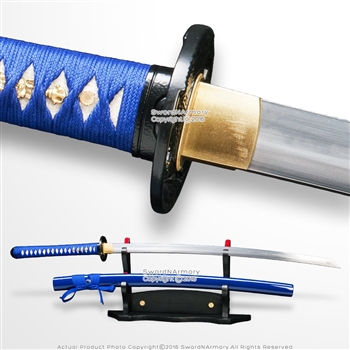 Musashi Brand DH T10 Steel Choji Hamon Handmade Samurai Katana Sword Eagle Tsuba