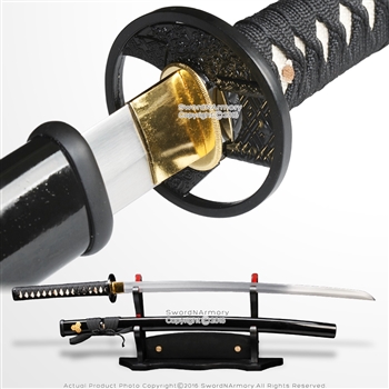 39" Handmade 1045 Carbon Steel Through Hardened Katana Samurai Cutting Sword