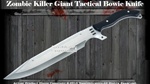 Zombie Killer Giant Fixed Blade Tactical Bowie Knife