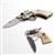 7.5" Billy The Kid Memorial Revolver Shape Lockback Folding Knife w/ Gift Box