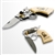 7.5" Ulysses S. Grant Memorial Revolver Shape Lockback Fantasy Knife w/ Gift Box