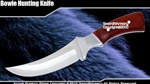 Full Tang Fixed Blade Knife Hunting Dagger  Wood Handle