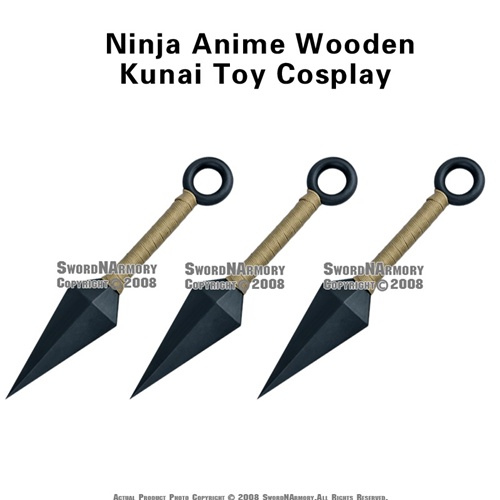 Gold Blade Kunai Ninja Sword - Collectors Ninja Sword - Sword with Kunai