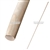 76" Natural White Wax Wood Bo Staff Martial Arts Tapered Karate Stick Kung Fu