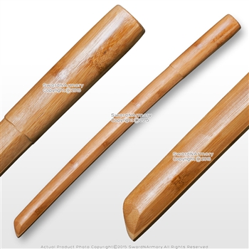 22" Lightweight Compressed Bamboo Bokken Bokuto Kendo Practice Sword Kodachi