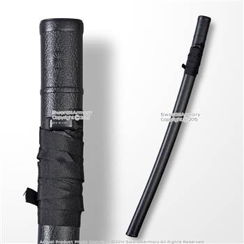 31" Polypropylene Bokken Ishime Textured Saya Black