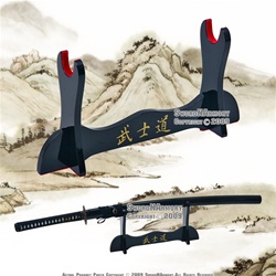 Bushido Deluxe Table Top One Tier Sword Stand w/ Velvet